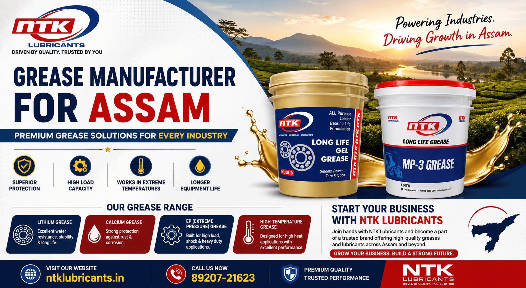 Grease Manufacturer for Assam