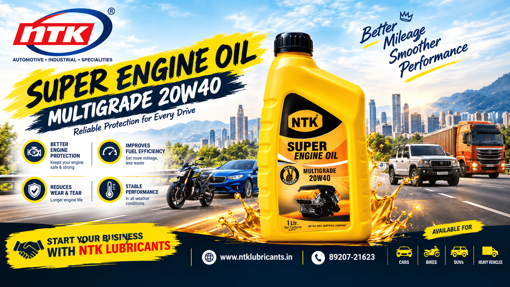 Engine Oil Manufacturer for Chandigarh